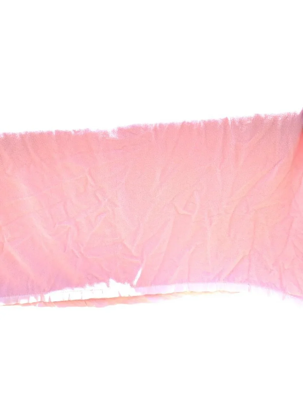 Vtg Blanket Pale Pink Satin Trim 100% Acrylic 92x90 Made in USA Full/Queen‎